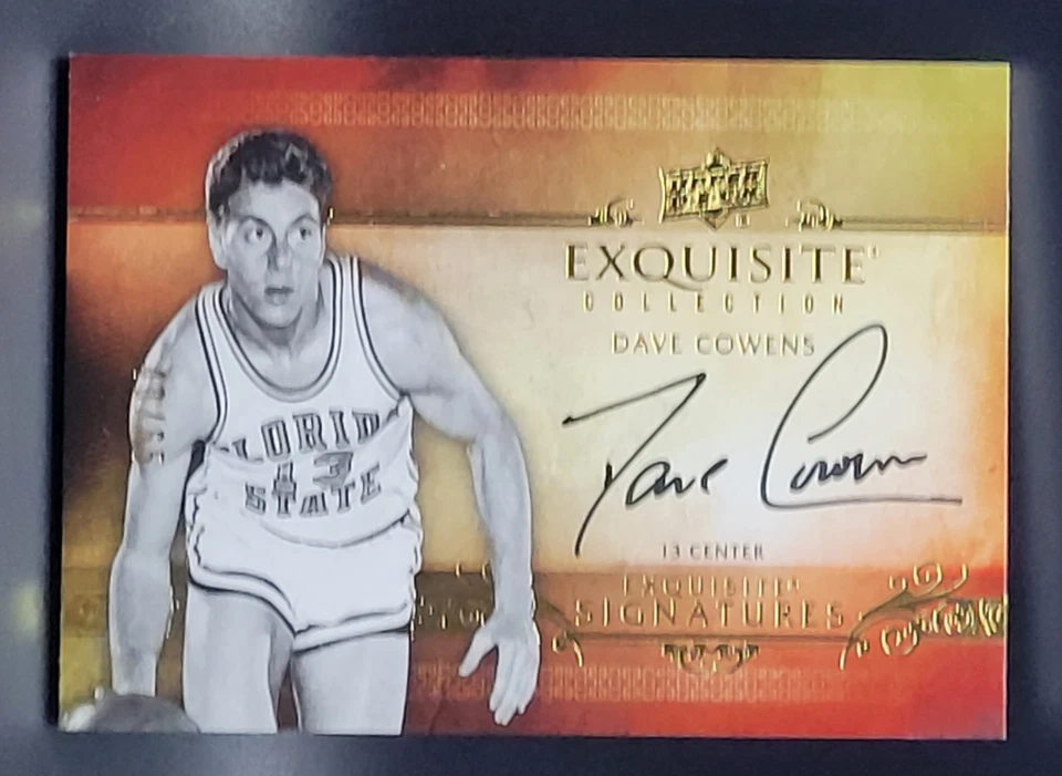 2013-14 UD Basketball Exquisite Signatures #ES-DC DAVE COWENS 40/65 AUTOGRAPH - Image 1 of 2