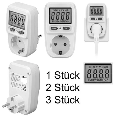 Digitales Energiekosten Messgerät Stromverbrauchsmesser Energiemesser Steckdose - Bild 1 von 4