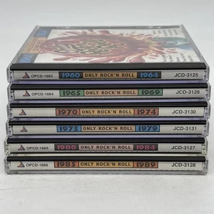 Only Rock 'N Roll 1960-1989 Master Recordings Pop Hits 6 Disc CD Set Warner - Picture 1 of 20