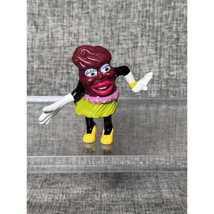 Vintage California Raisins 1988 Hula Rock Tänzerin Strand Figur 2,5" PVC Hawaii - Bild 1 von 7