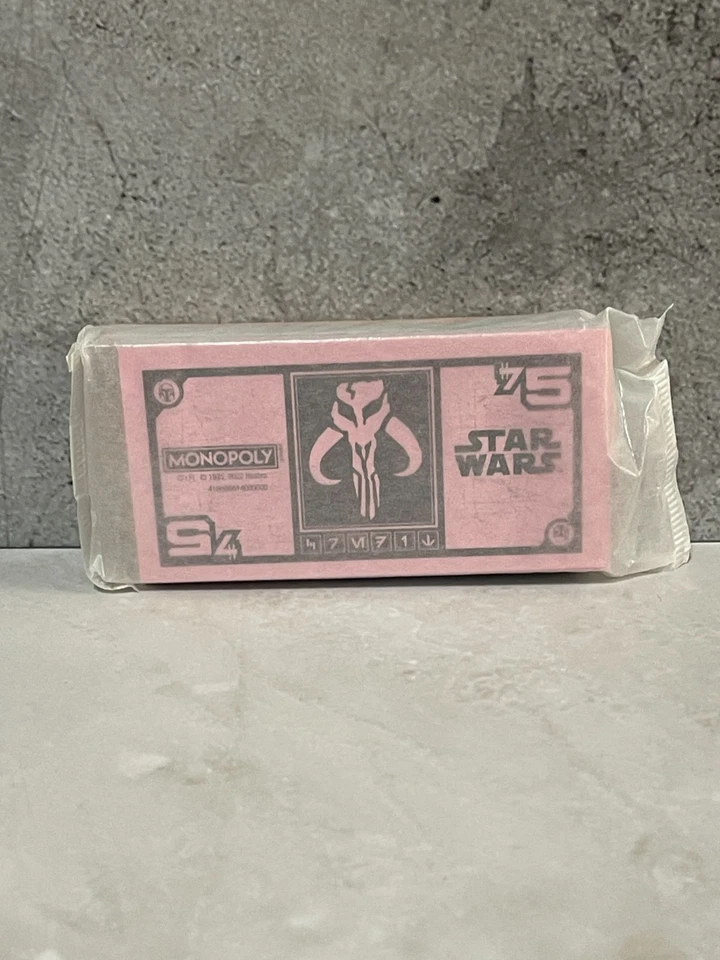 2022 Monopoly Star Wars Boba Fett - Replacement Money Pack (SEALED) - Image 1 of 2