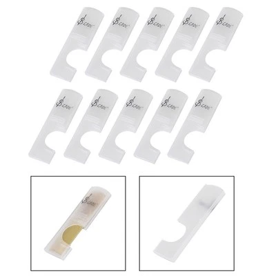 SLADE Transparente ABS Pfeife Clip 10er Set für Klarinette und Saxophon Musiker