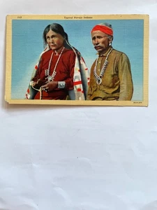 postcard typical Navajo indians - Picture 1 of 2