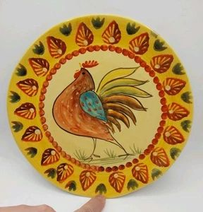 Horchow Made in Italy Rooster No Trim Rare! Neiman Marcus 8.5" Plate HCH39 - Picture 1 of 15