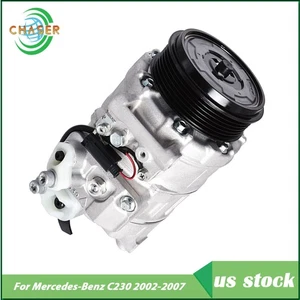 A/C AC Compressor 0002309011 For Mercedes-Benz C230 2002 2003-2007 0002306511 - Foto 1 di 12