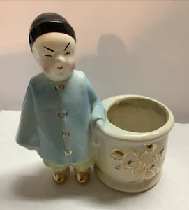 VINTAGE ASIATISCHER PFLANZGEFÄSS WÄSCHEMANN - Bild 1 von 6