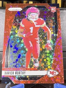 2024 Xavier Worthy Panini Prizm Red No Huddle Prizm Rookie #399 74/75 - Picture 1 of 2
