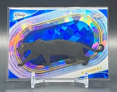 2025 Topps Chrome Disney Sapphire Bagheera #107 Sapphire Refractor Jungle Book - Image 1 of 3