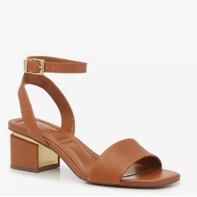 NEW Vince Camuto Acaylee Leather Heel Sandals Size 11 Wide - Image 1 of 4