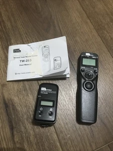 Pixel PRO Wireless Timer Remote Control TW-283RX & TW-283TX For Canon & Nikon - Picture 1 of 6