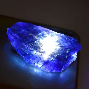 Huge Size Uncut Rough 197.30 Ct Natural Sapphire Blue CERTIFIED Loose Gemstone - Picture 1 of 12
