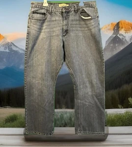 Wrangler Herren Größe 36 x 28 Original Relaxed Boot Baggy Blau Denim Jeans - Bild 1 von 12