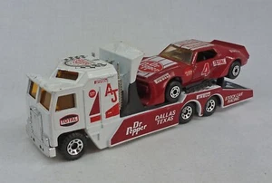 Matchbox Convoy Kenworth Race Car Transporter "Dr Pepper" - Picture 1 of 2