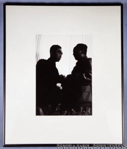MAO ZEDONG & ZHOU ENLAI 1956 PRoC VINTAGE LEICA SILVER PRINT Hamaya Hiroshi  - Picture 1 of 3
