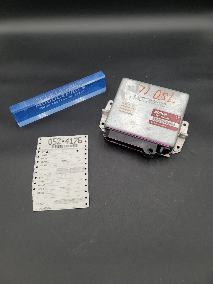 Unidad de control del motor BMW 750i 750il 850CSI DME ECU Brain 0261200156 OEM Bosch Foto 1 de 4