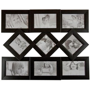 Fotorahmen Bilderrahmen Fotocollage 3D-Optik für 9 Fotos - Bild 1 von 2