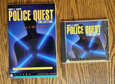 Police Quest Collection: The 4 Most Wanted MS-DOS Windows PC CD 1995 - Image 1 of 4