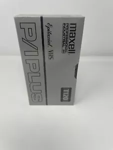 *SELLADO* Cinta VHS Maxell Epitaxial Profesional Industrial P/I Plus T-120 - Imagen 1 de 4