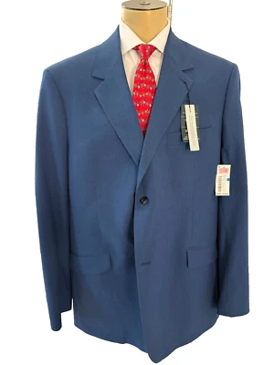 Chaqueta deportiva Perry Ellis Travel Luxe para hombre talla 48L color azul marino nueva con etiquetas Foto 1 de 4