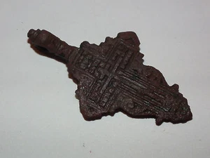 Ancient Old Believer Bronze Cross (278-0116) - Picture 1 of 3