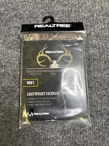Realtree Men’s Lightweight Face Mask One Size Camo NWT - Picture 1 of 2