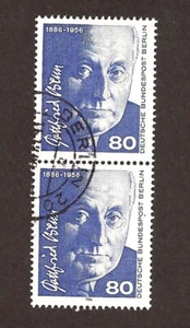 [1256] Berlim, 1986, (doppio) usato bene, Gottfried Benn, poeta, saggista - Foto 1 di 1