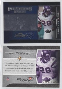 2008 Prestige Prestigious Pros Blue /1000 Adrian Peterson #PPR-35