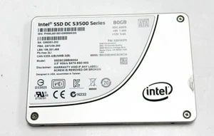 Apple Macbook Pro Mac Mini 2.5 Inch 80GB SATA SSD Drive With OS X 10.7 Lion - Picture 1 of 2