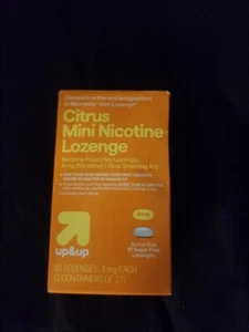 Mini Nicotine Lozenges Citrus Flavor 4MG EXP AUGAST 2026 81 count - Picture 1 of 1