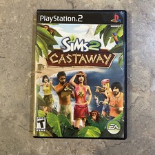 Sims 2: Castaway - PlayStation 2 - PS2 - COMPLETE W/ Manual - Simulation Game
