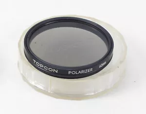 Genuine Topcon 62mm Polarizer Polarizing & Blue Flash Filters Original Case Box - Picture 1 of 4