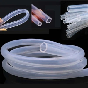 Manguera de tubo de goma de silicona transparente identificación médica de grado alimenticio de 0,5 mm a 60 mm - Imagen 1 de 6