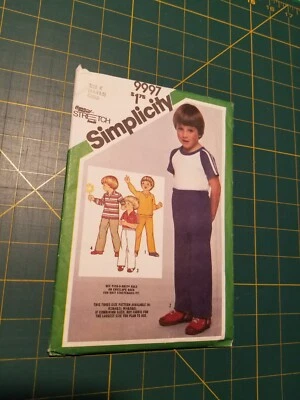 Simplicity Time Saver Stretch knit 9997 Child's Pullover Tops and Pull-On Pants - Image 1 of 2