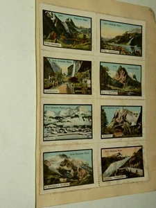 Image Ancienne Timbre Stamp SCHWEIZER ALPEN Deutschland Vignette Publicitaire - Imagen 1 de 1
