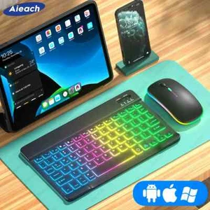 Keyboard For Tablet Android iOS Windows Wireless Mouse Keyboard Bluetooth-compat - Picture 1 of 38
