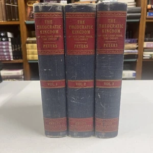 The Theocratic Kingdom Of Our Lord Jesus Christ By George N H Peters 3 Vols. HC - Imagen 1 de 15
