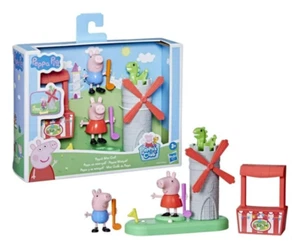 Peppa Pig TV Cartoon Kids Peppa's Mini Golf Action Figures Pretend Play Toys NIP - Picture 1 of 4