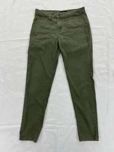 sanctuary pants woman’s small Army Green minimalist cotton blend tapered leg - Picture 1 of 10