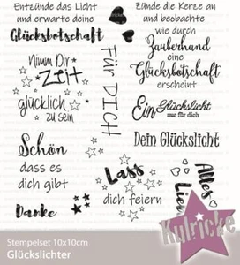 Kulricke Stempelset "Glückslichter" Clear Stamp Motiv-Stempel - Bild 1 von 1