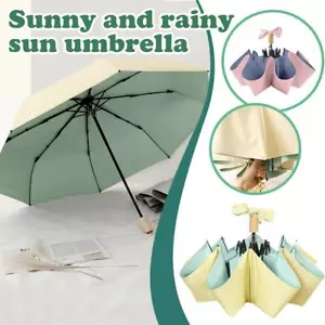 Premium Umbrella Sunscreen, UV Protection, Rain and Rain Dual Use Sun Umbr F8L2 - Picture 1 of 20