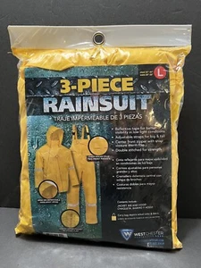 3-Piece Rainsuit Westchester Protective Gear Large New with Storage Bag - Picture 1 of 4