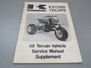 NOS Kawasaki KXT250 Tecate 250 1986 Genuine Owner's Service Manual 99924-1068-51 - Picture 1 of 2