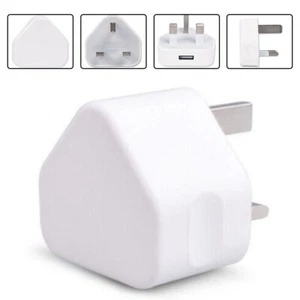 Nuovo adattatore di alimentazione USB 3 pin 5V 1A caricatore da parete viaggio portatile spina UK universale - Foto 1 di 6