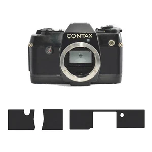 Premium Black Smooth Leather Cover Kit for --- Contax 137MA 137MD --- - Bild 1 von 1
