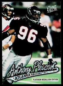 Anthony Pleasant 1997 Ultra Platinum Medallion #P290 Atlanta Falcons - Picture 1 of 2