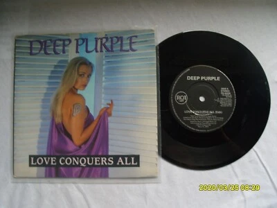 DEEP PURPLE LOVE CONQUERS ALL  edit RCA RECORDS UK 7" VINYL SINGLE in PIC/SLEEVE - Image 1 of 2