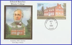 USA3 #UX172 U/A COLORANO SILK FDC Beecher Hall - Imagen 1 de 1