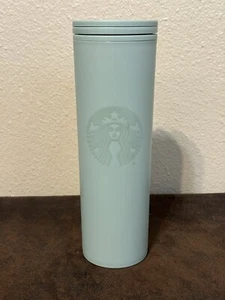 Taza vaso caliente Starbucks 2020 mate como nueva 16 oz Día de la Tierra 100 % plástico reciclado - Imagen 1 de 8