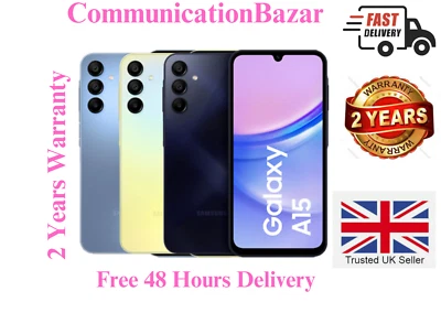 New Samsung Galaxy A15 4G/5G 128GB/256GB D/S Unlocked all Colours with NFC - Image 1 of 4