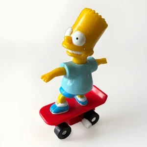 Vintage The Simpsons Skateboarding Bart Subway Kids Pak Figure Toy New Wind Up - Picture 1 of 6